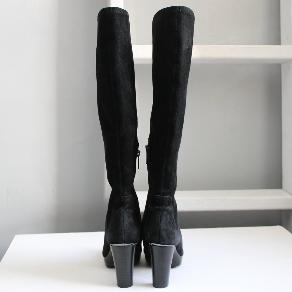 Donald J. Pliner Women's Black Echo Knee-High Heel Boots Size 7.5 - Picture 4 of 8